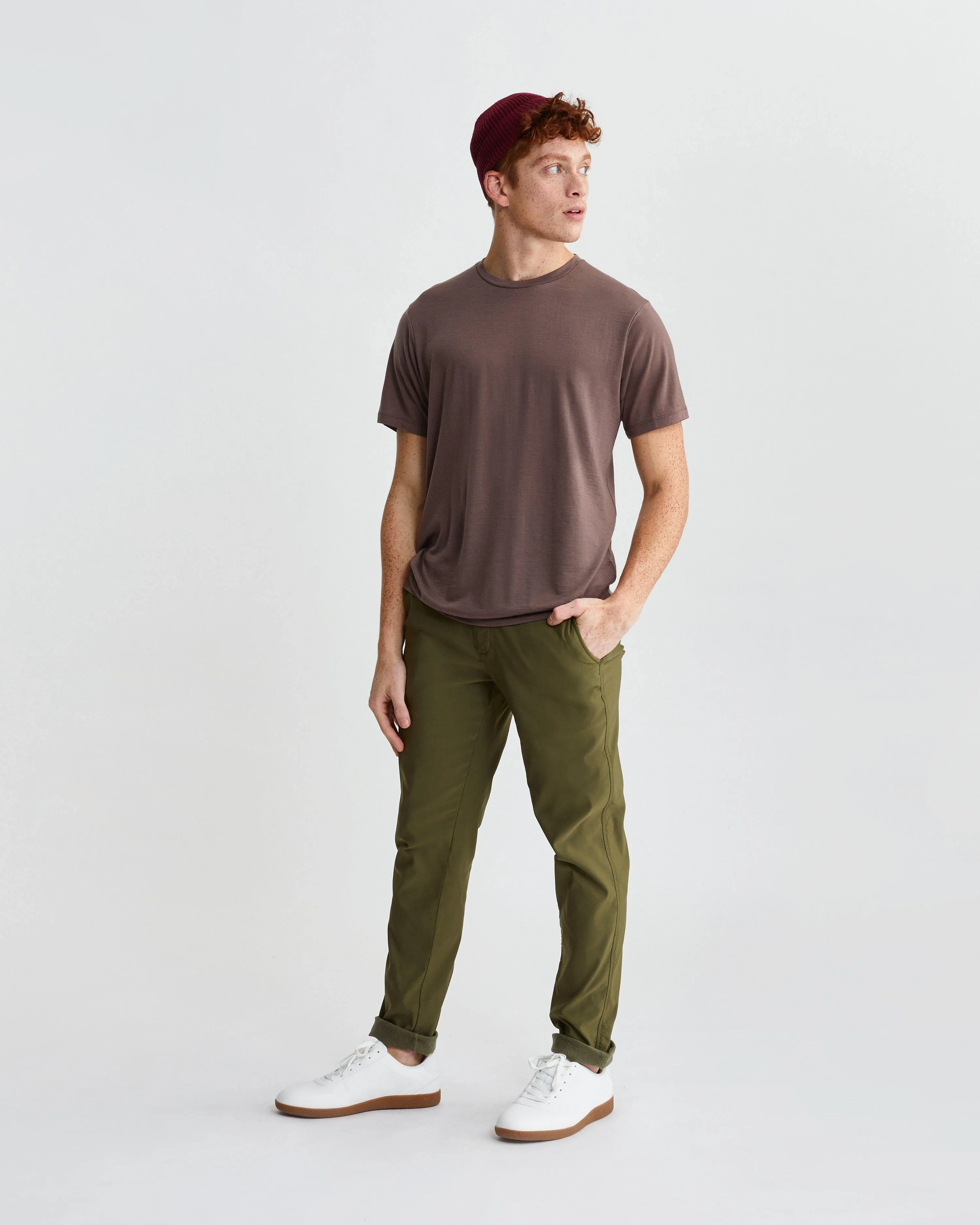M's Traveler Merino Tee Trendy Design Summer Wardrobe