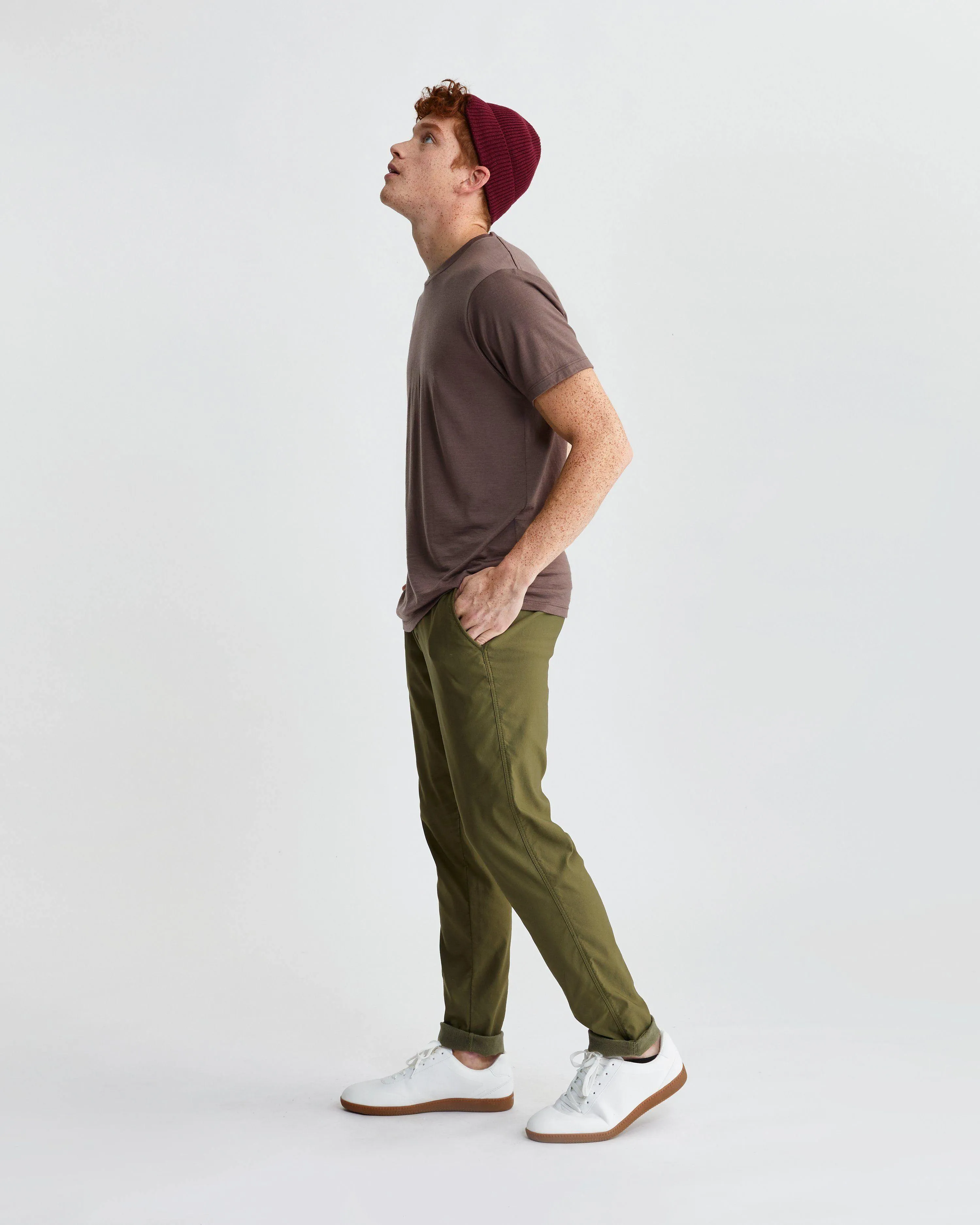 M's Traveler Merino Tee High Density Fabric Anti Pilling Surface