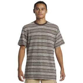 FlexibleCuff Quiksilver Mens Grange Stripe T-Shirt