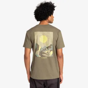 Quiksilver Mens Abstract Nature Graphic T-Shirt Ethical production Formal Shirt