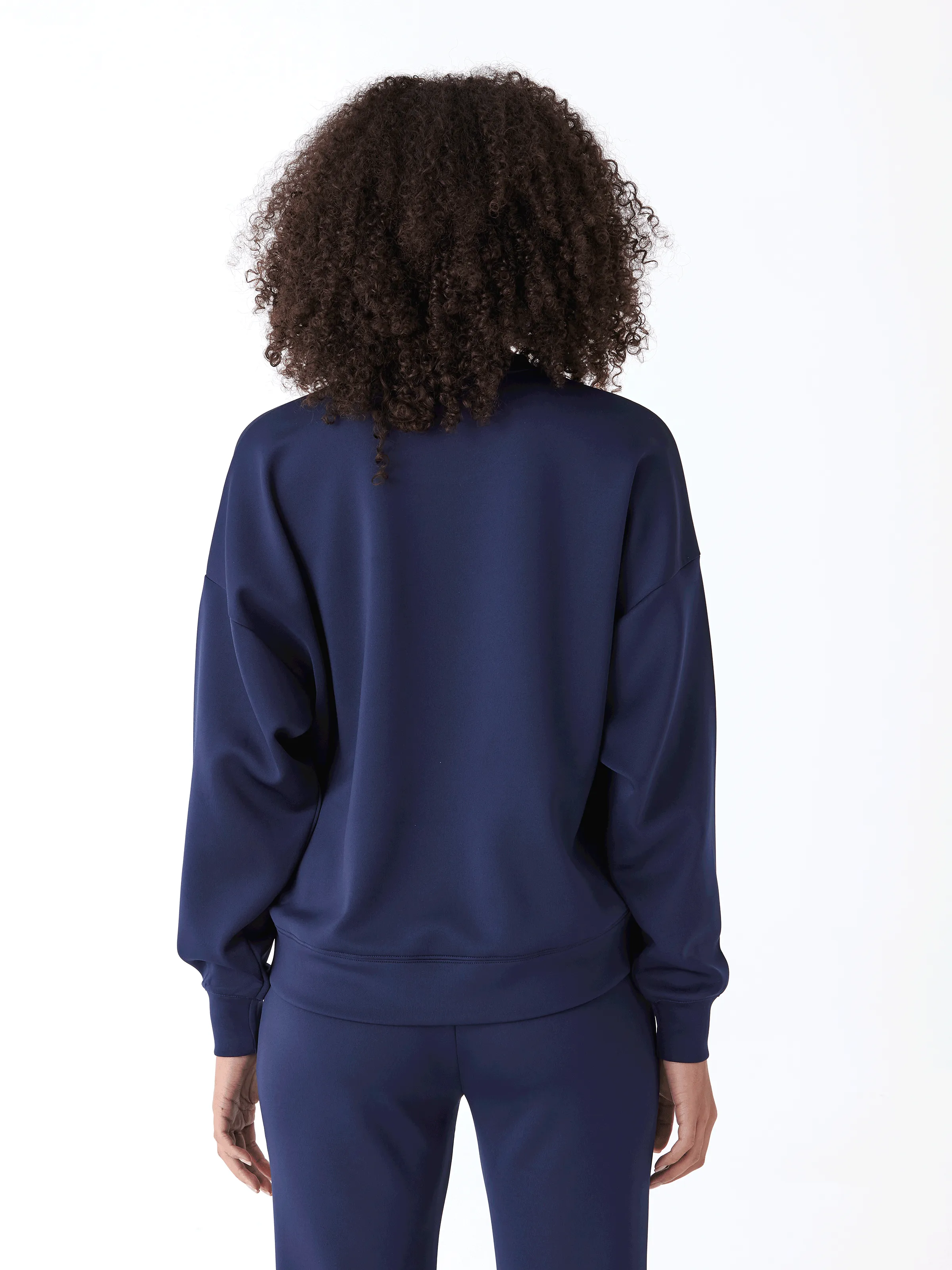 Removable Hood Naia Sueded Modal Pullover