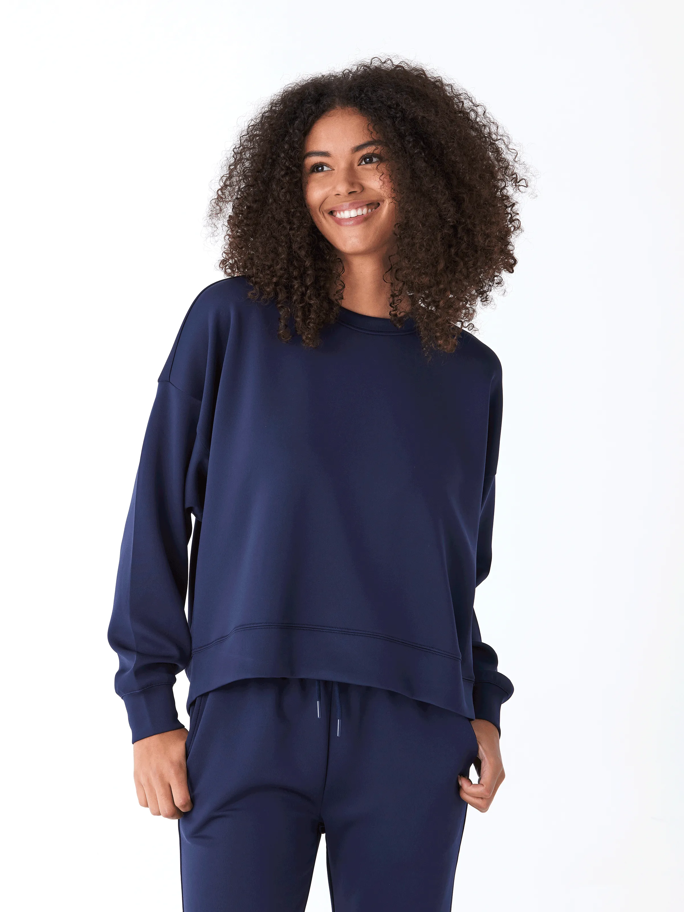 Naia Sueded Modal Pullover clean design Anti Pilling Surface