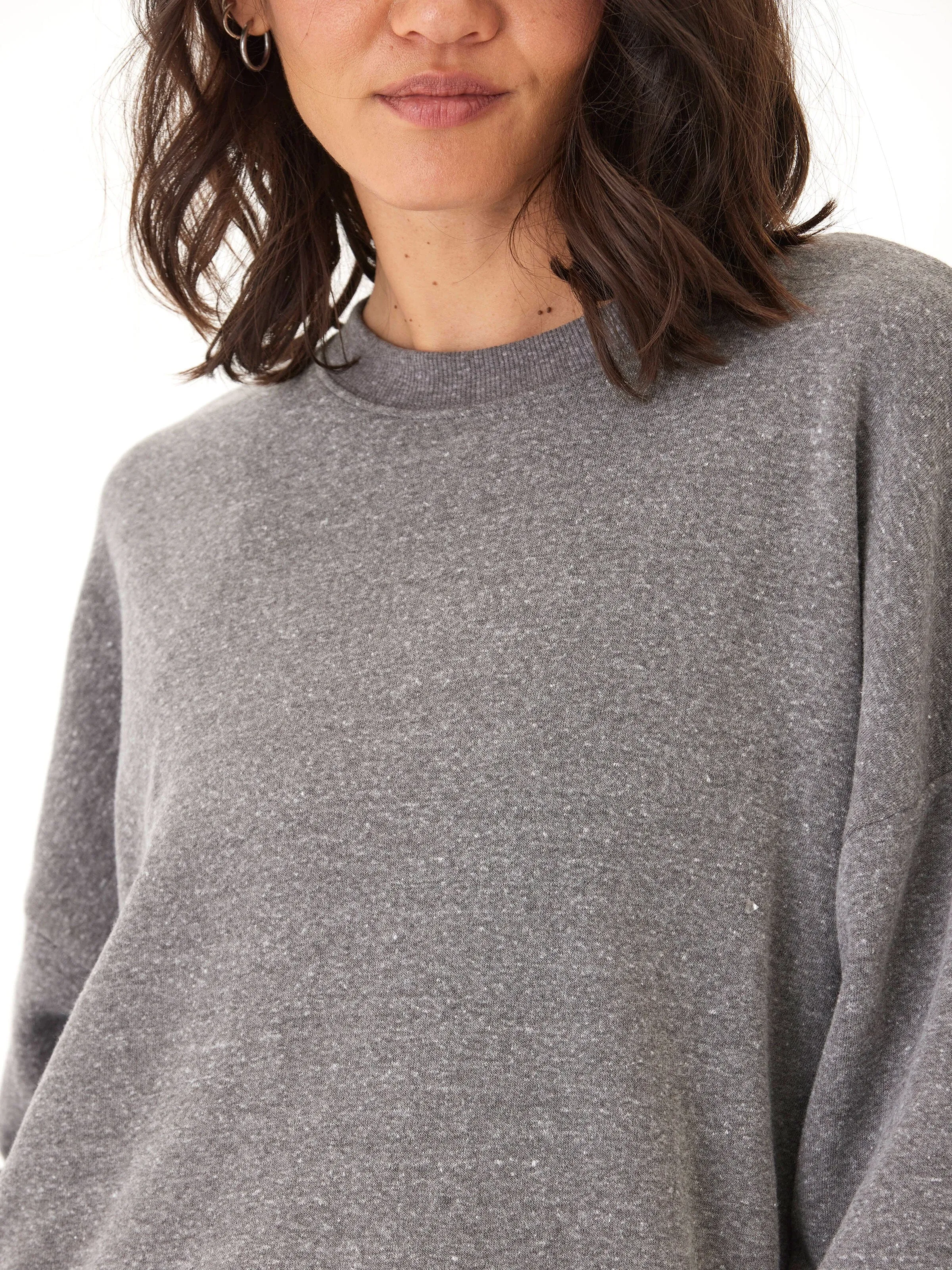 Reflective Trim Naia Triblend Fleece Pullover