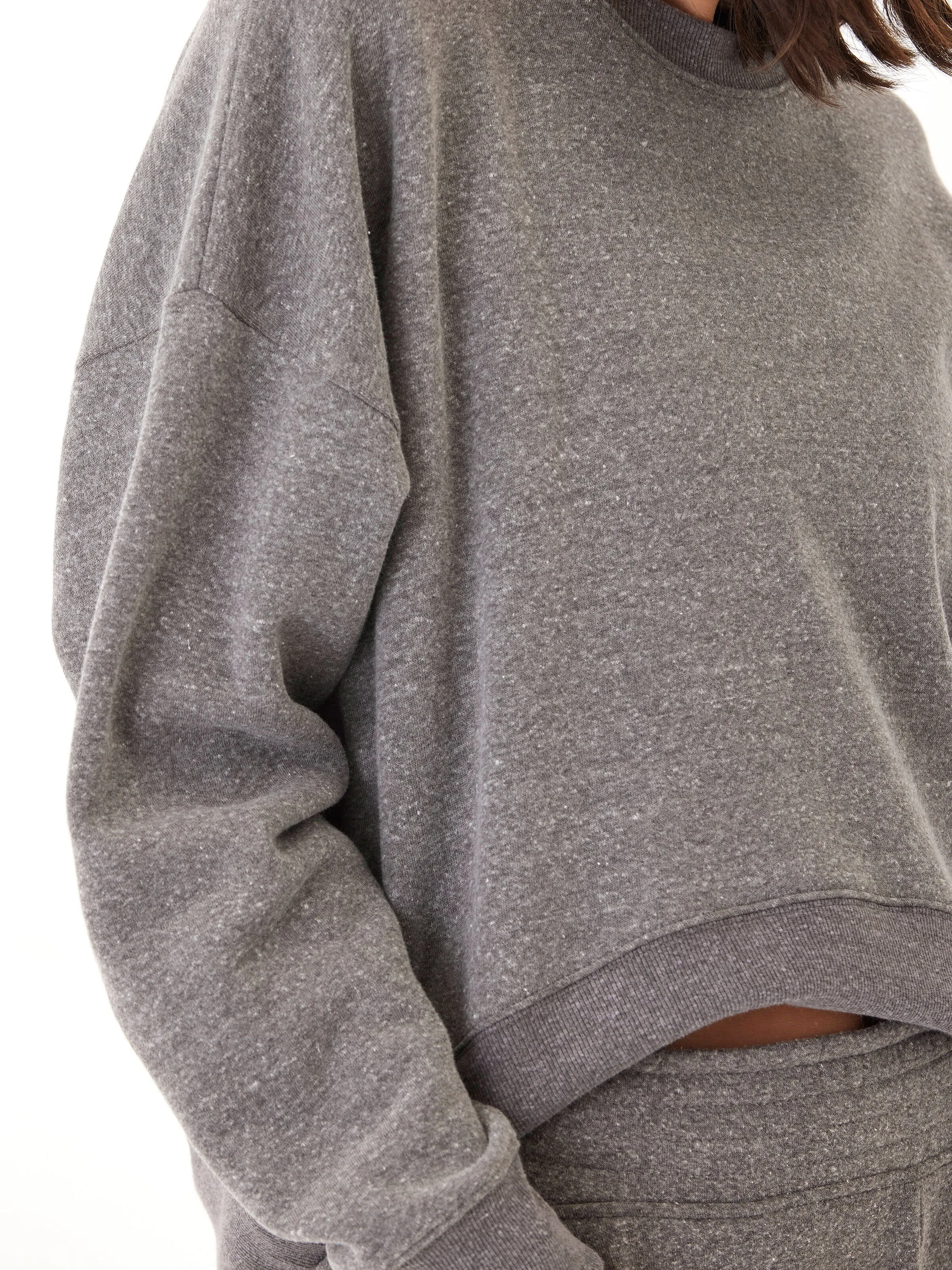 Removable Hood Anti Pilling Finish Naia Triblend Fleece Pullover