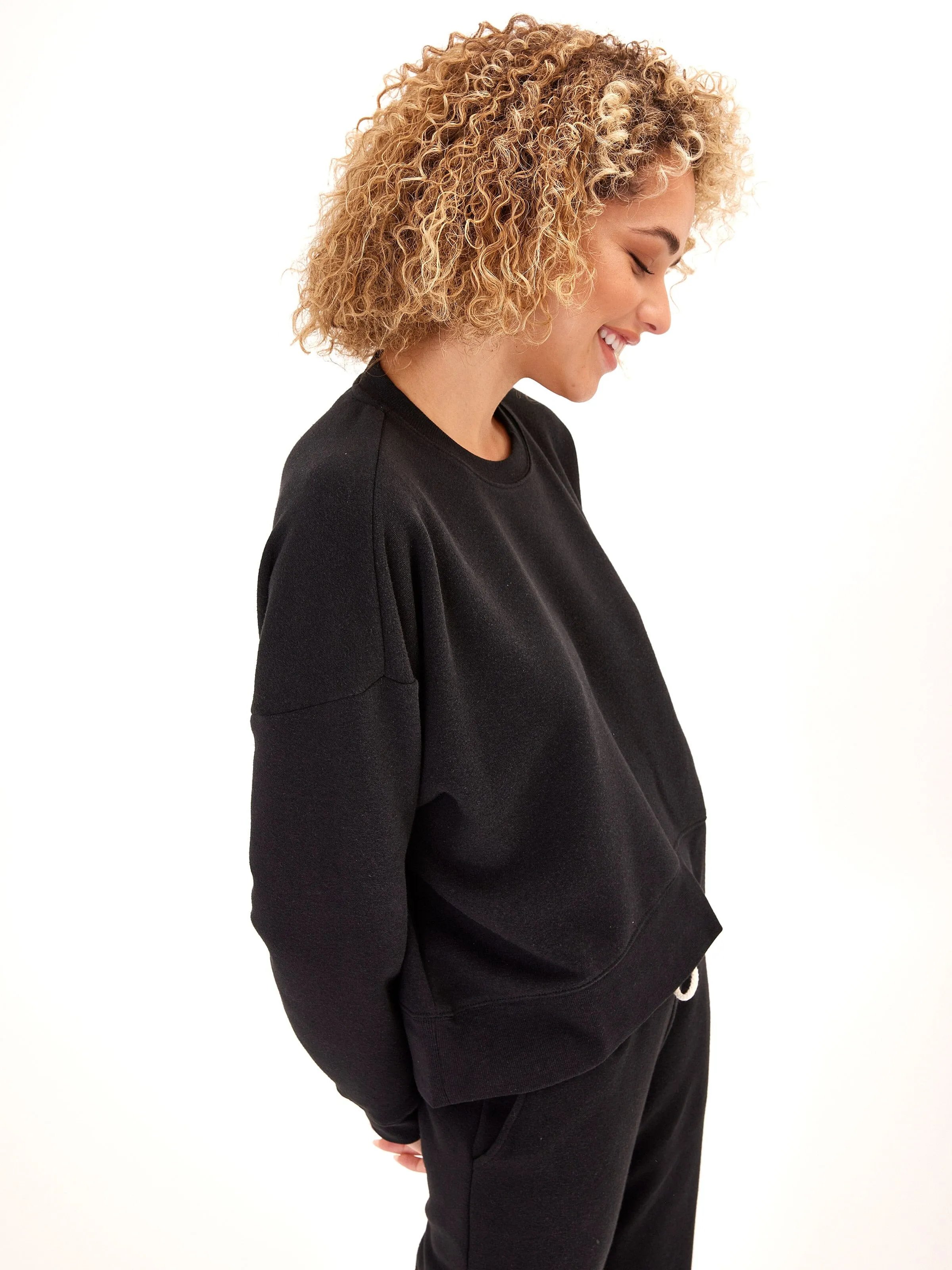 Naia Triblend Fleece Pullover Soft Texture snag resistant