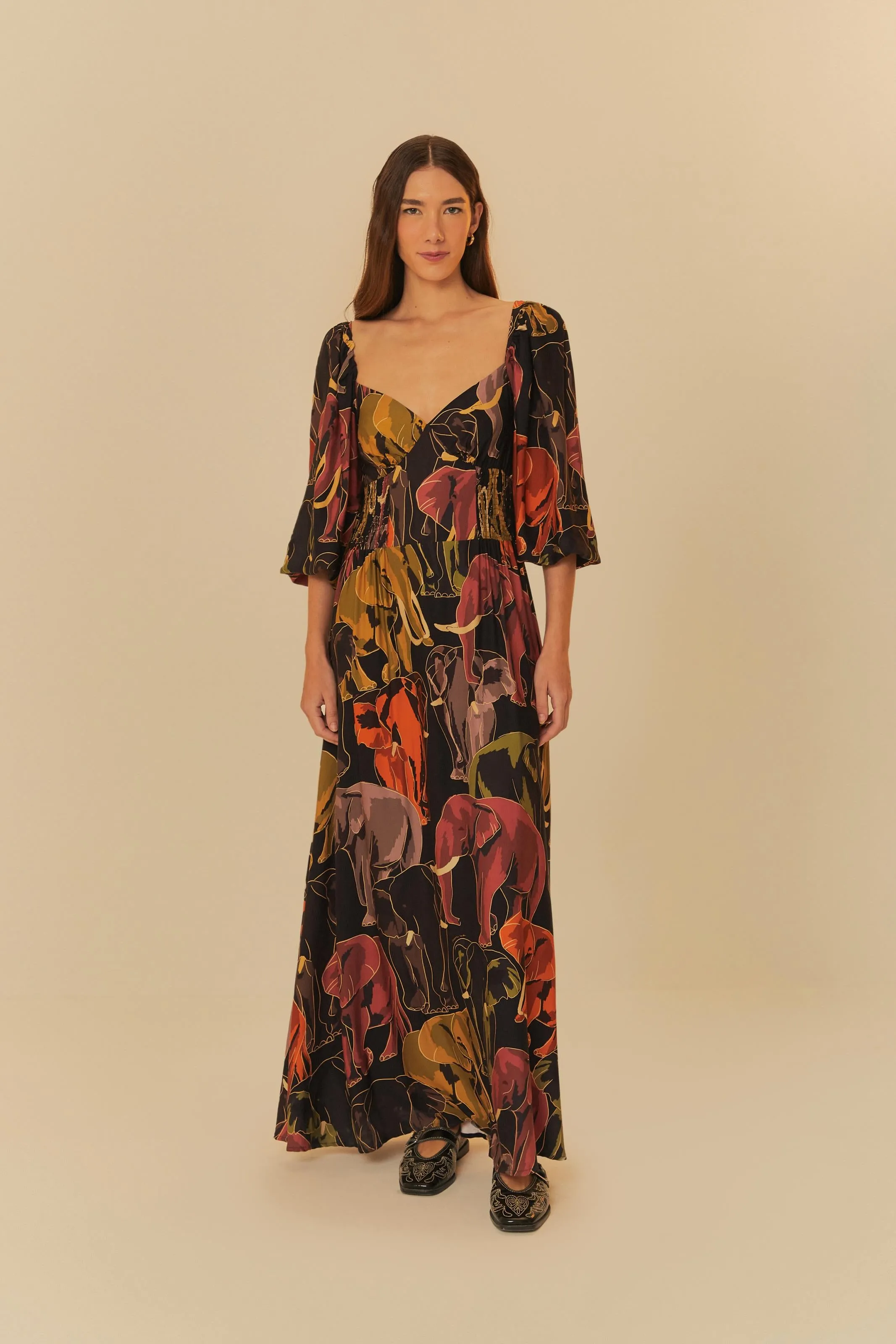 FARM ELEPHANT CROPPED DRESS Minimalist-Style