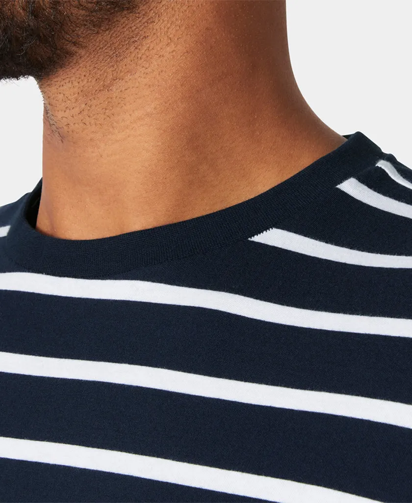 Comfortable Fabric NEWPORT T-SHIRT 2.0, Navy Stripe