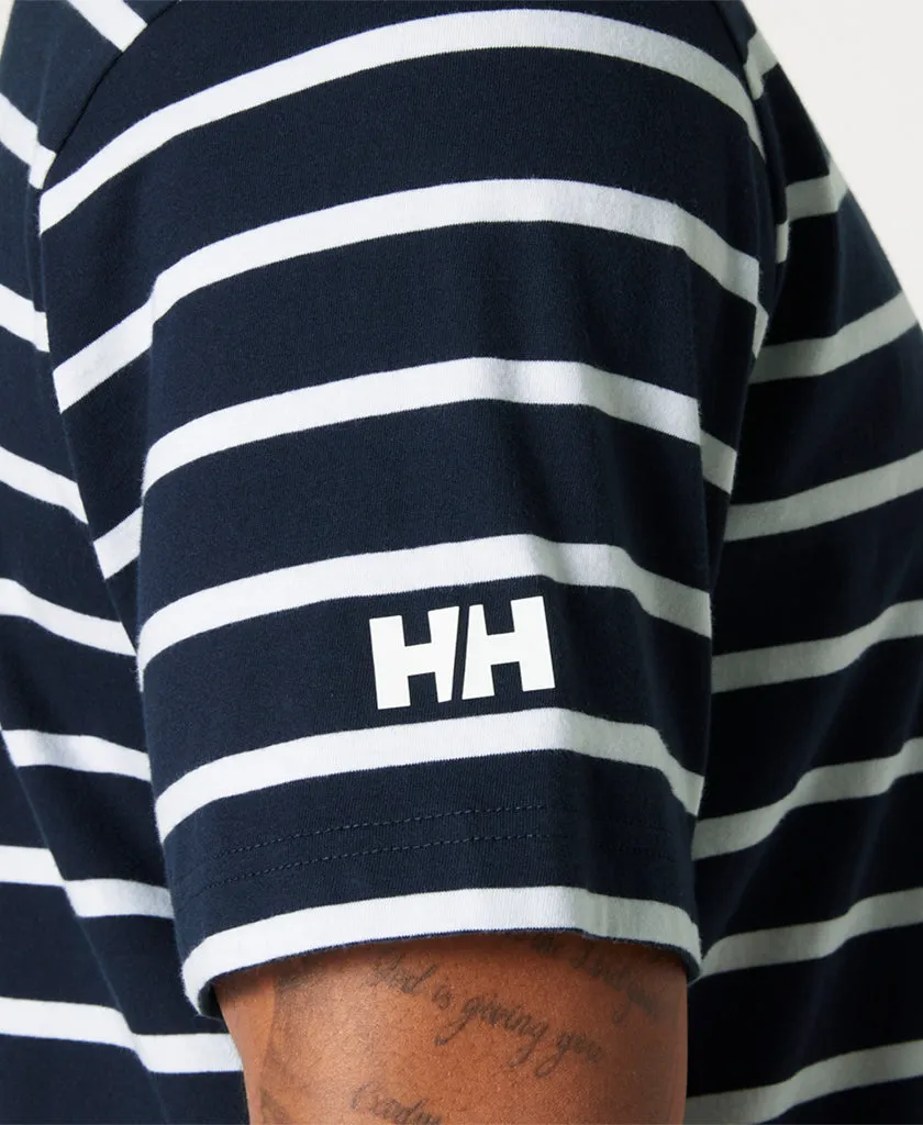 NEWPORT T-SHIRT 2.0, Navy Stripe Fashion Blouse