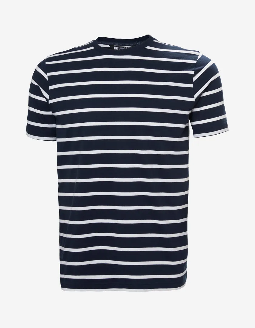 NEWPORT T-SHIRT 2.0, Navy Stripe Elasticized Waistband