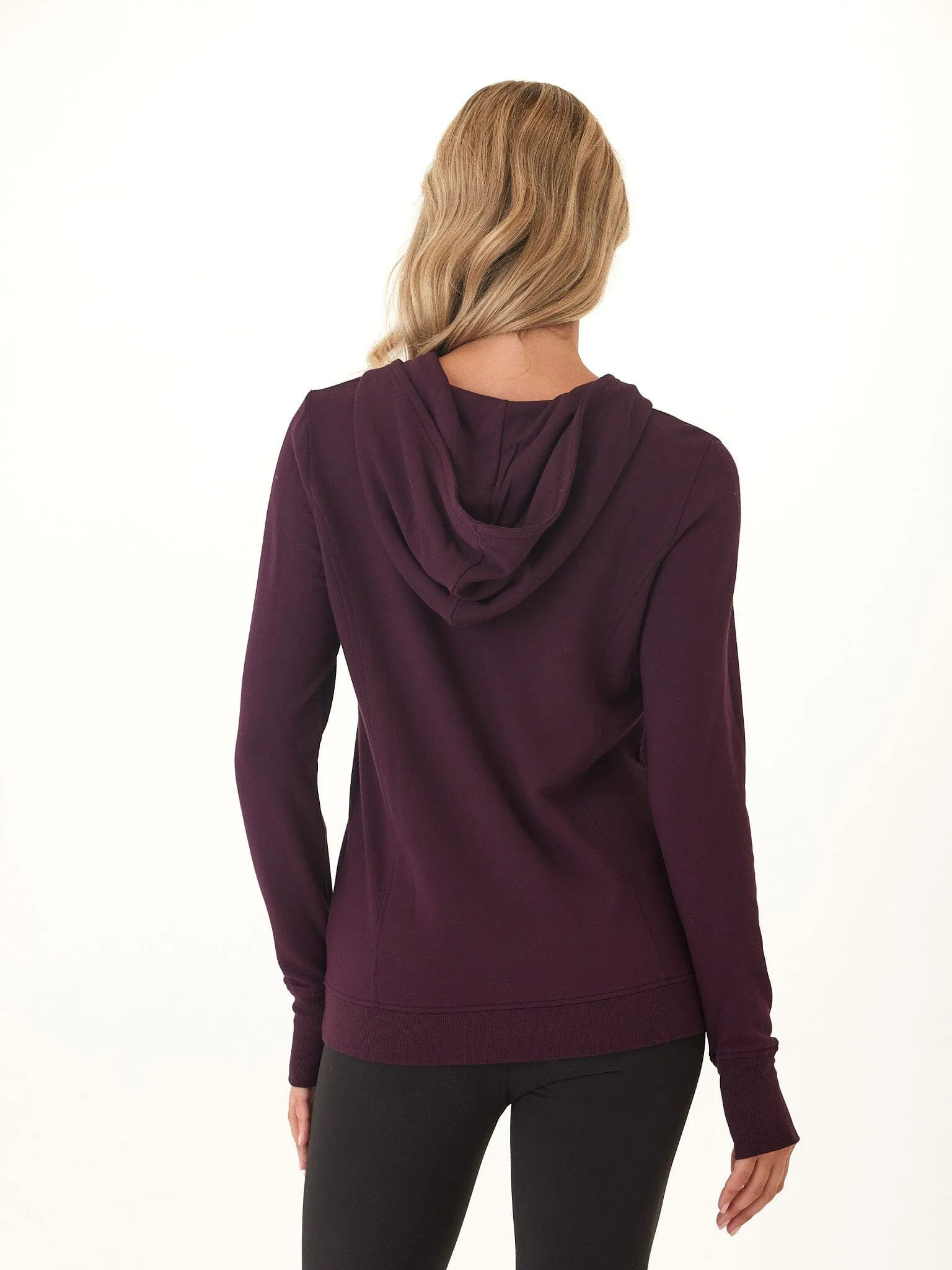 Neyra Feather Fleece Zip Hoodie Fleece Inside