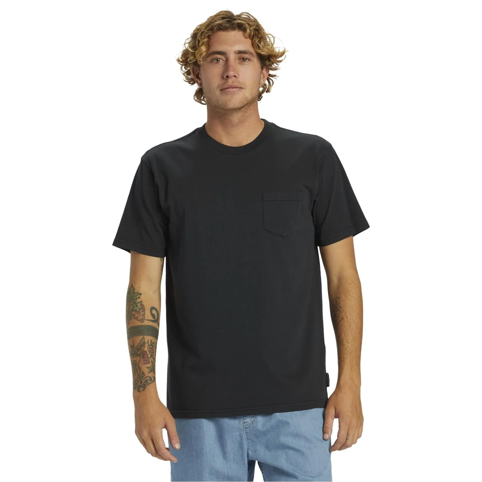 Quiksilver Mens Saltwater T-Shirt Shrinkage Prevention Treatment FrictionResistant Fabric