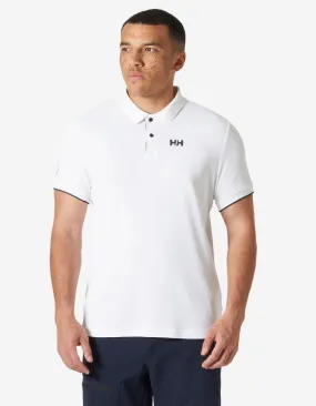 OCEAN POLO 2.0, White Hidden Pocket Vintage Pullover