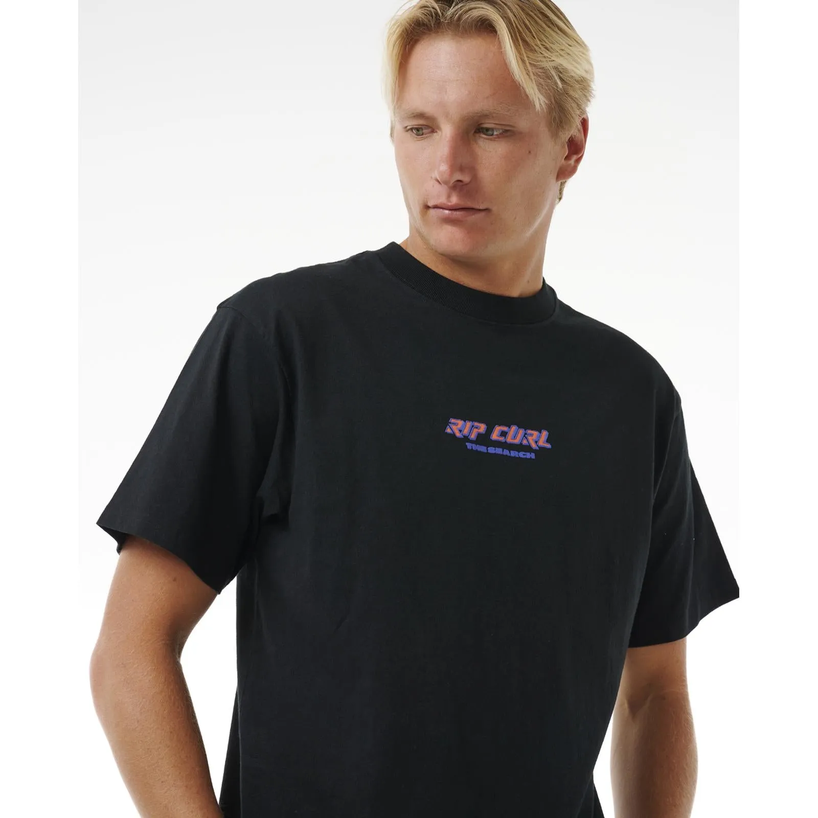 Rip Curl Mens Quest Lock Up T-Shirt Soft Wool