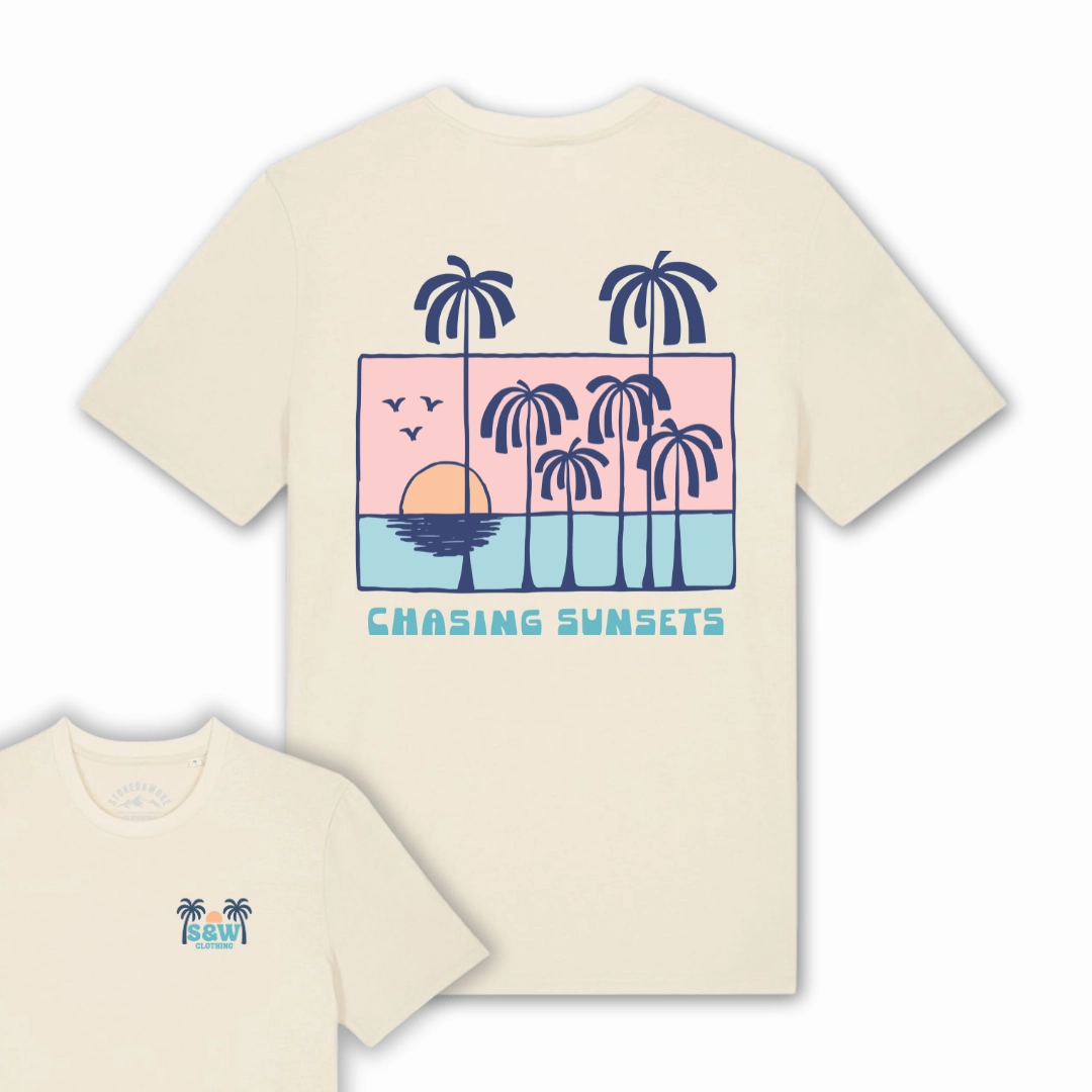 Organic "Chasing Sunsets" Tee Versatile Apparel