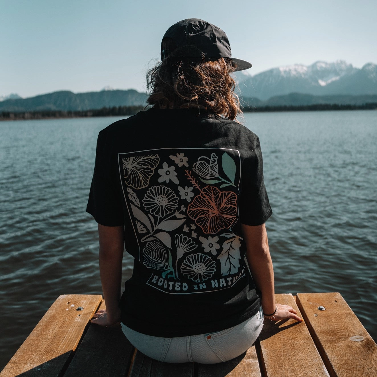 Organic "Rooted in Nature" Tee NonIrritating Fabric Vintage authenticity