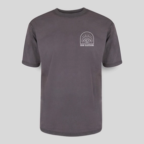 Relaxed fit wear Lightweight Weave Over-sized "Eye" Stone-wash Tee