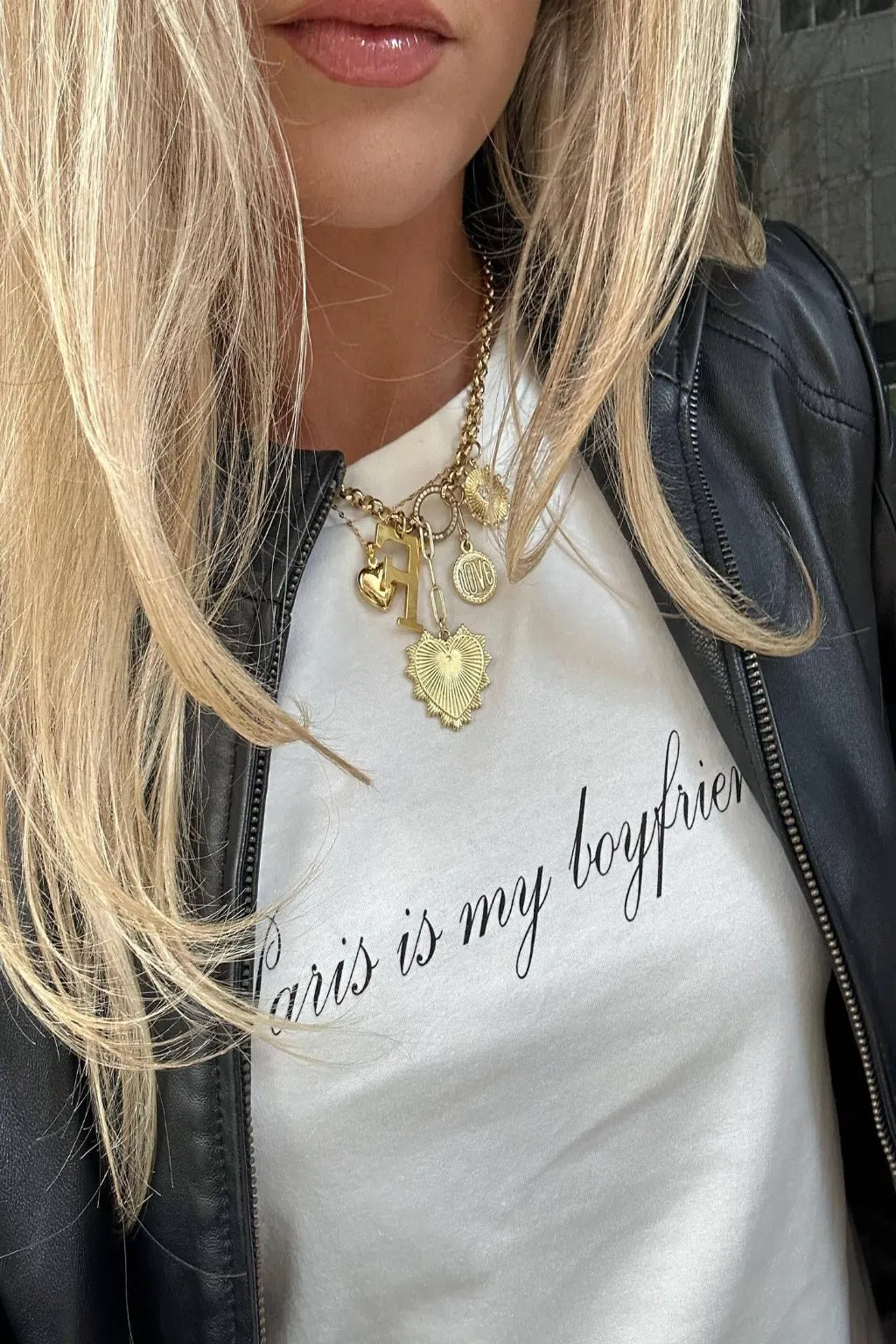 Tencel Lyocell Fiber Paris Is My Boyfriend Baby Tee