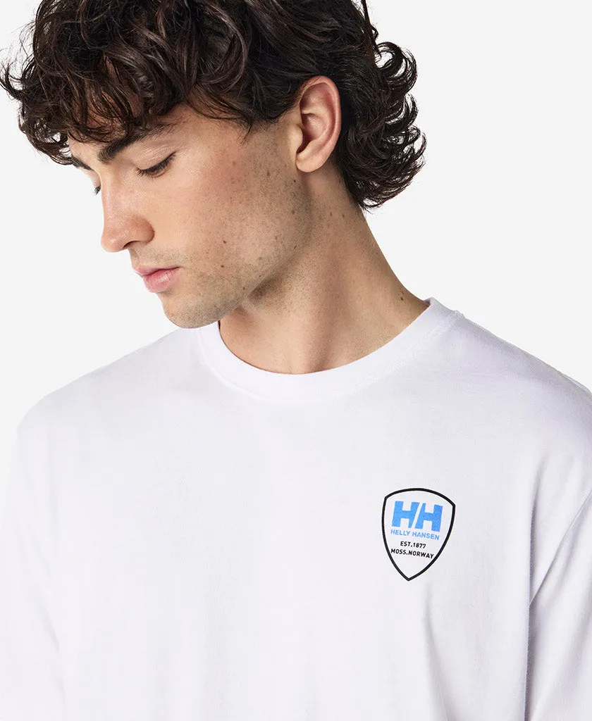 Stretch Knit Material PASS T-SHIRT, White