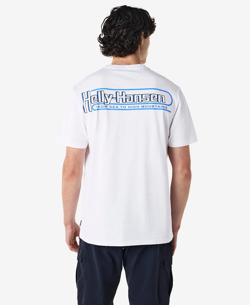 PASS T-SHIRT, White BreathableBackVents RibbedTexture