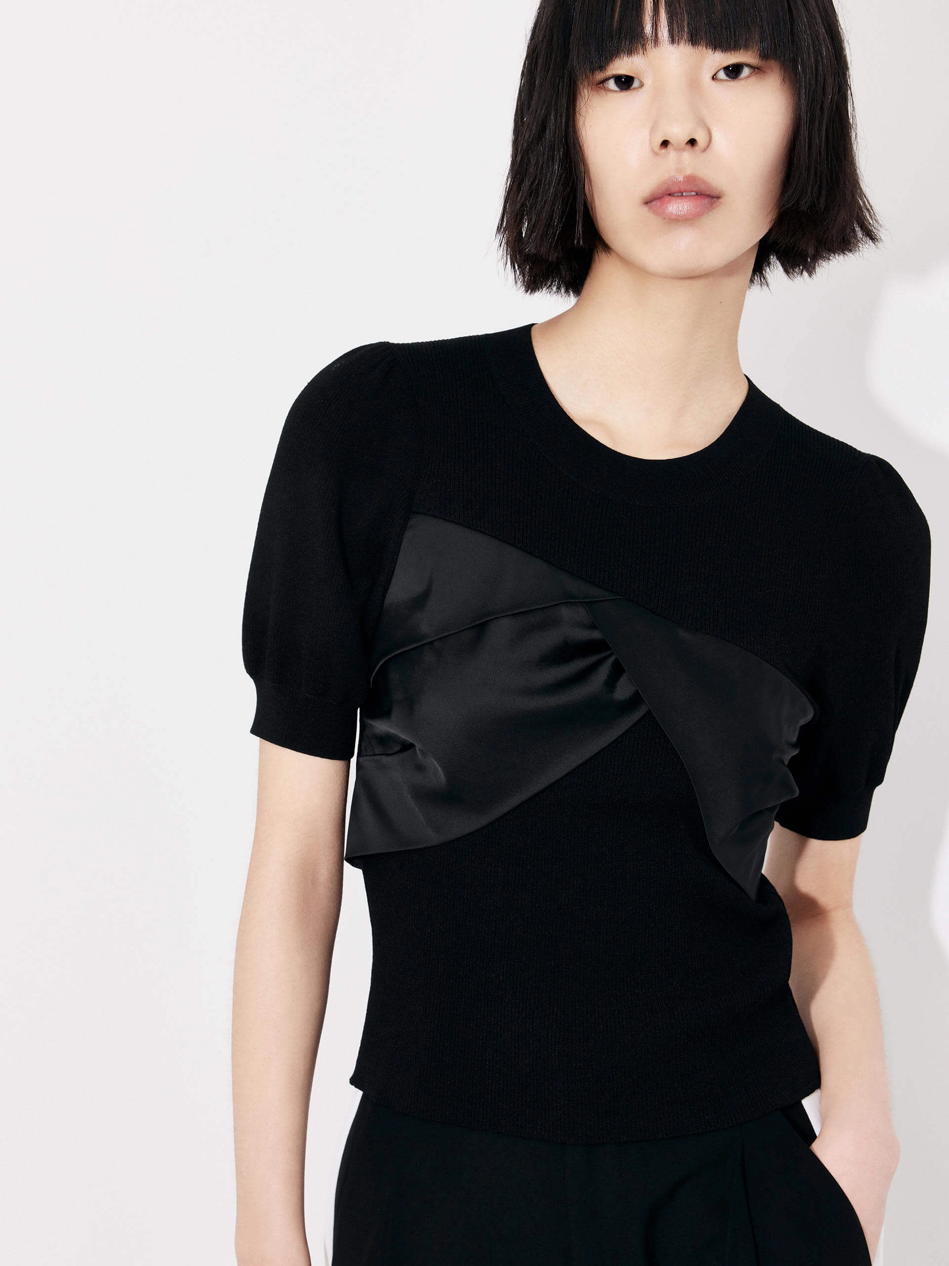 Patch Detail Ribbed Top Non Irritating Sleek Surface