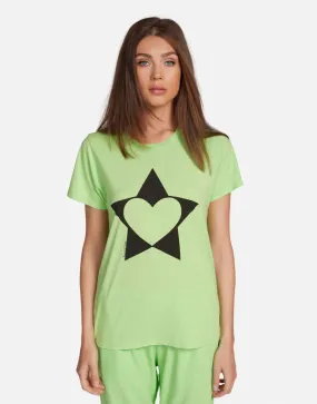 Wolf Love Star Water Based Ink Smooth Jersey Texture
