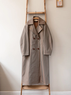Stretch Enhanced Mobility Zones Long Peacoat Gabardine / Khaki