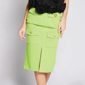 Pocket Pencil Skirt Outfit Details
