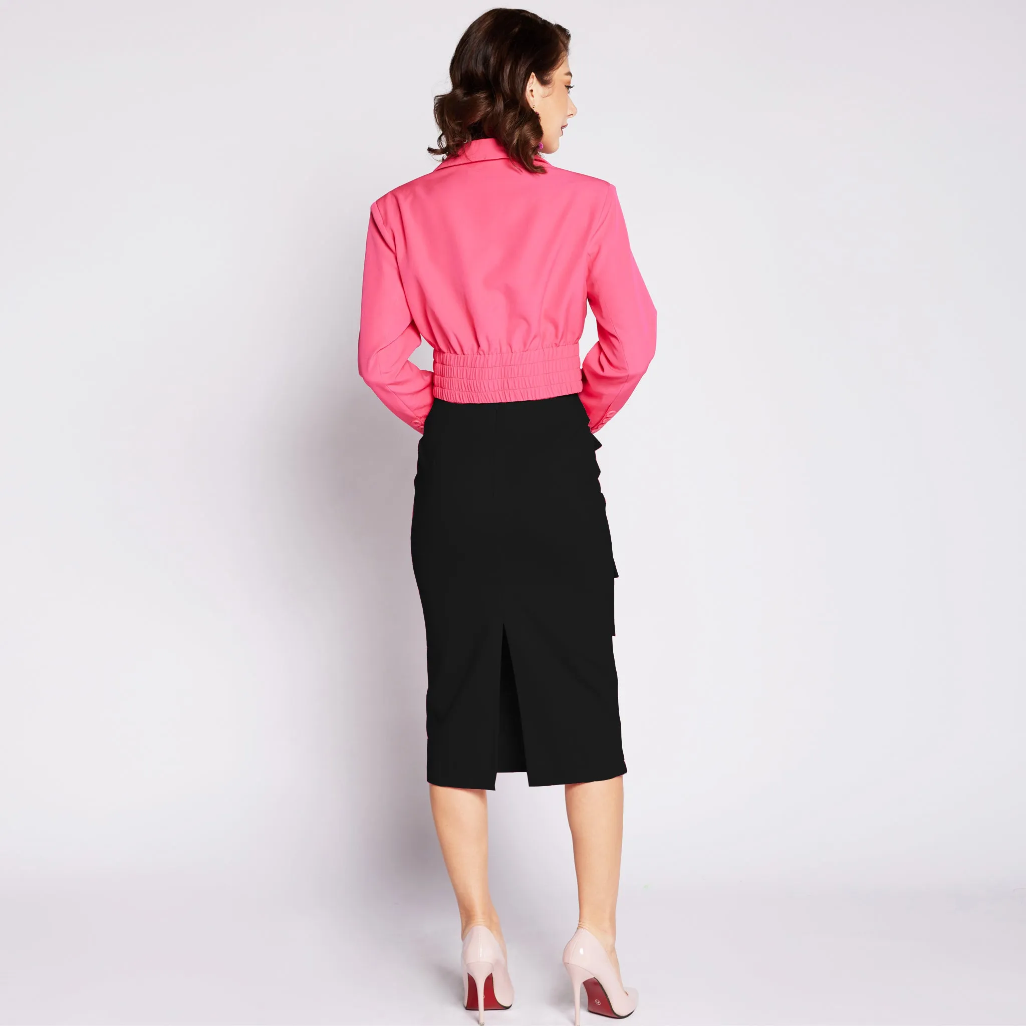 Tear Resistant Material Weekend Fashion Pocket Pencil Skirt