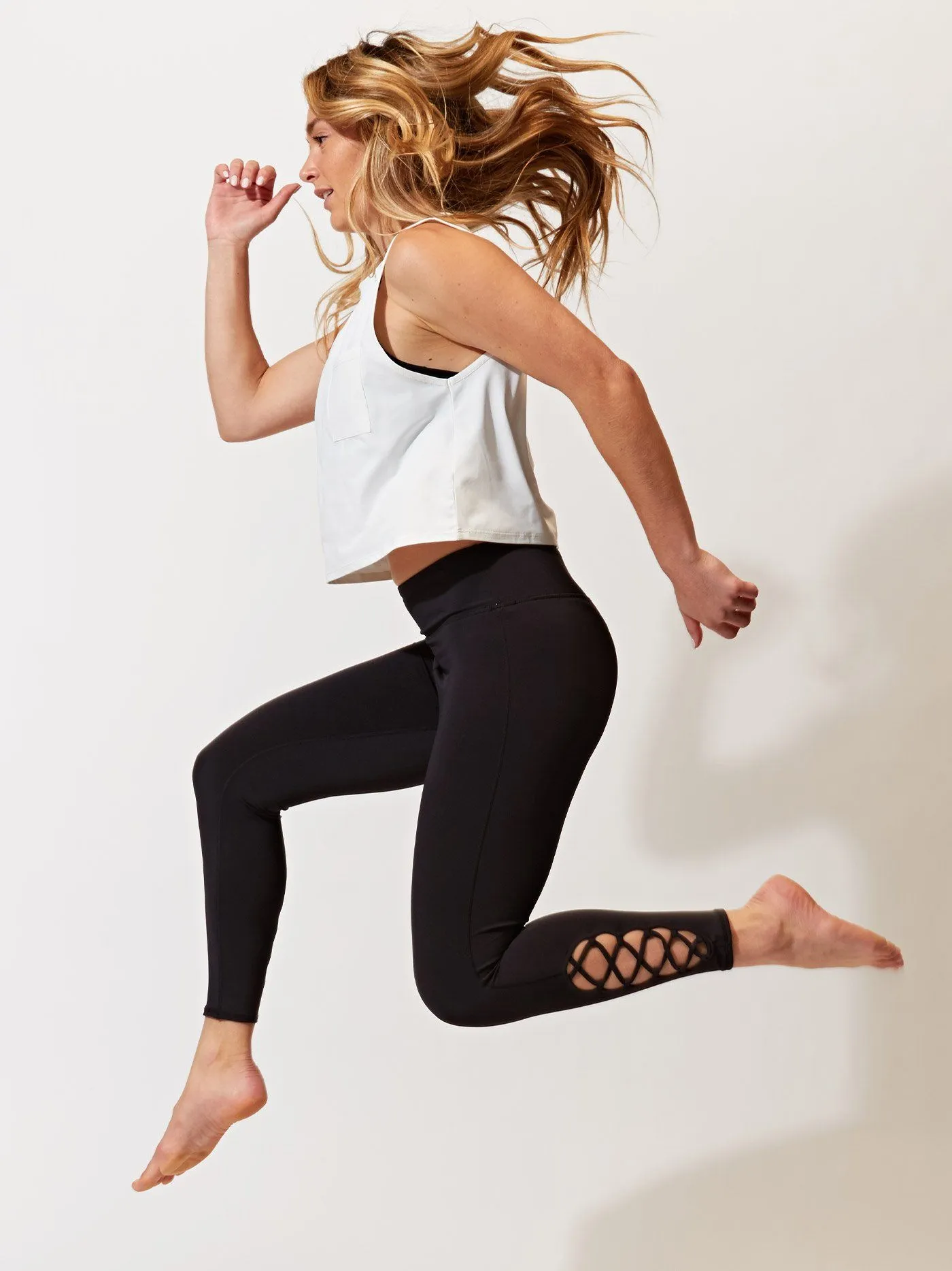 Lace Up High-Waisted 7/8 Legging Ultimate support Holiday Outfit Quick Dry