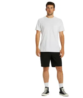 Relaxed Look Mood Match Billabong Mens Crossfire Solid 20" Submersible Walk Shorts