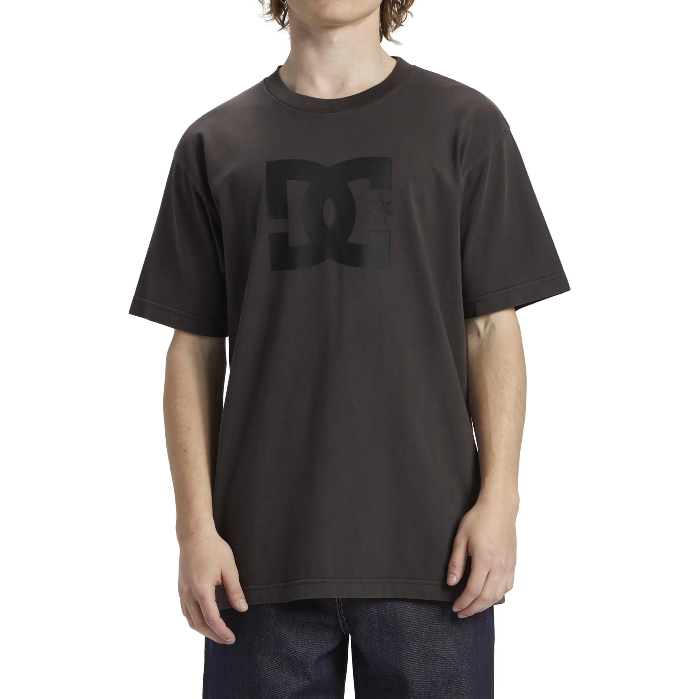 Stretchy Top DC Shoes Mens DC Star  Crew Neck Cotton T-Shirt