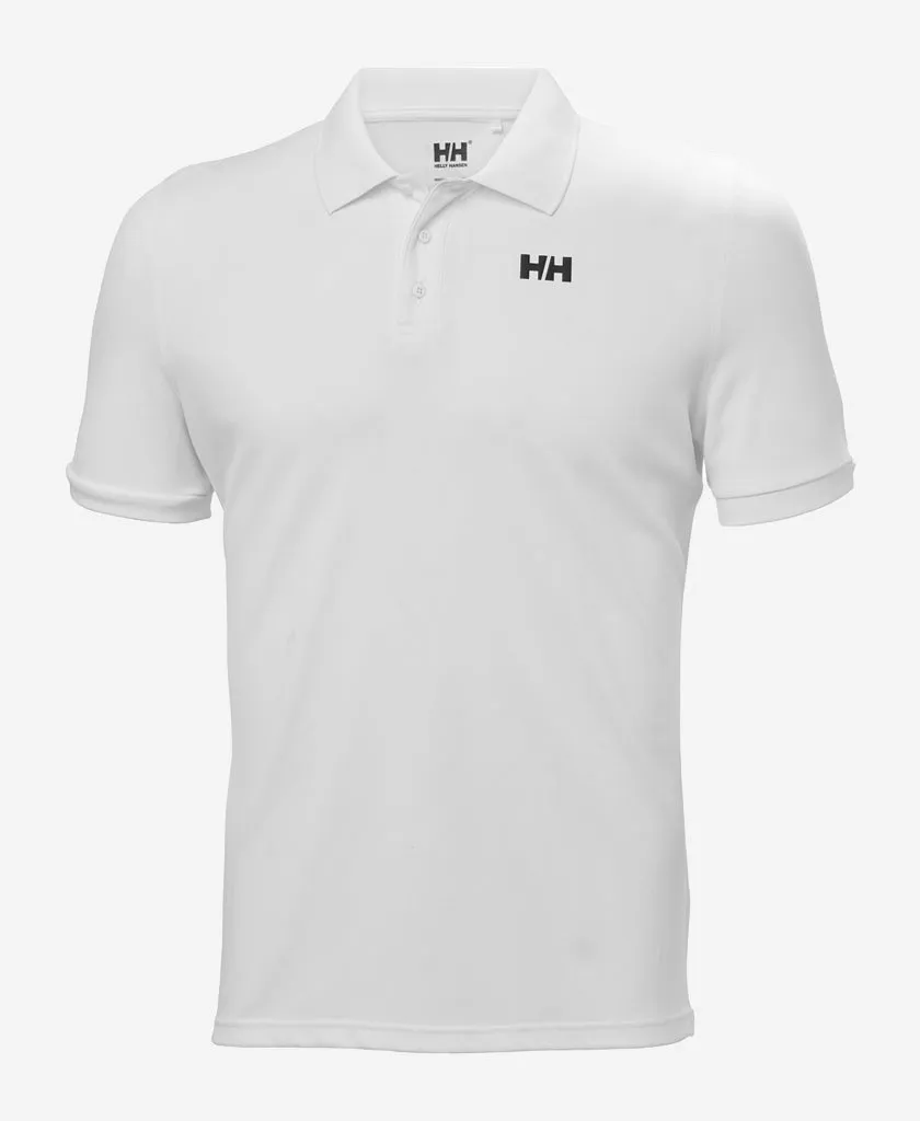 HH LIFA ACTIVE SOLEN SS POLO, 002 White Reinforced Hemline