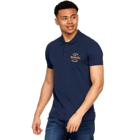 Golf Style ButtonDown Collar Bench Mens Cometer Short Sleeve Slim Fit Polo Shirt