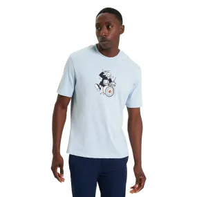 Tencel Blend Fabric Quick-Dry Fabric Ben Sherman Mens Drummer Target Short Sleeve T-Shirt