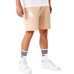 Beach Wear Chill Comfort Design New Era Los Angeles Dodgers League Essentials Sweatshorts - Light Beige
