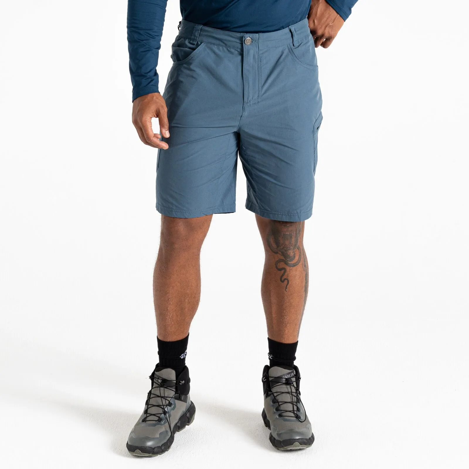 Comfy Stretch Quick Access Pockets Dare 2B Mens Tuned In II Walking Shorts