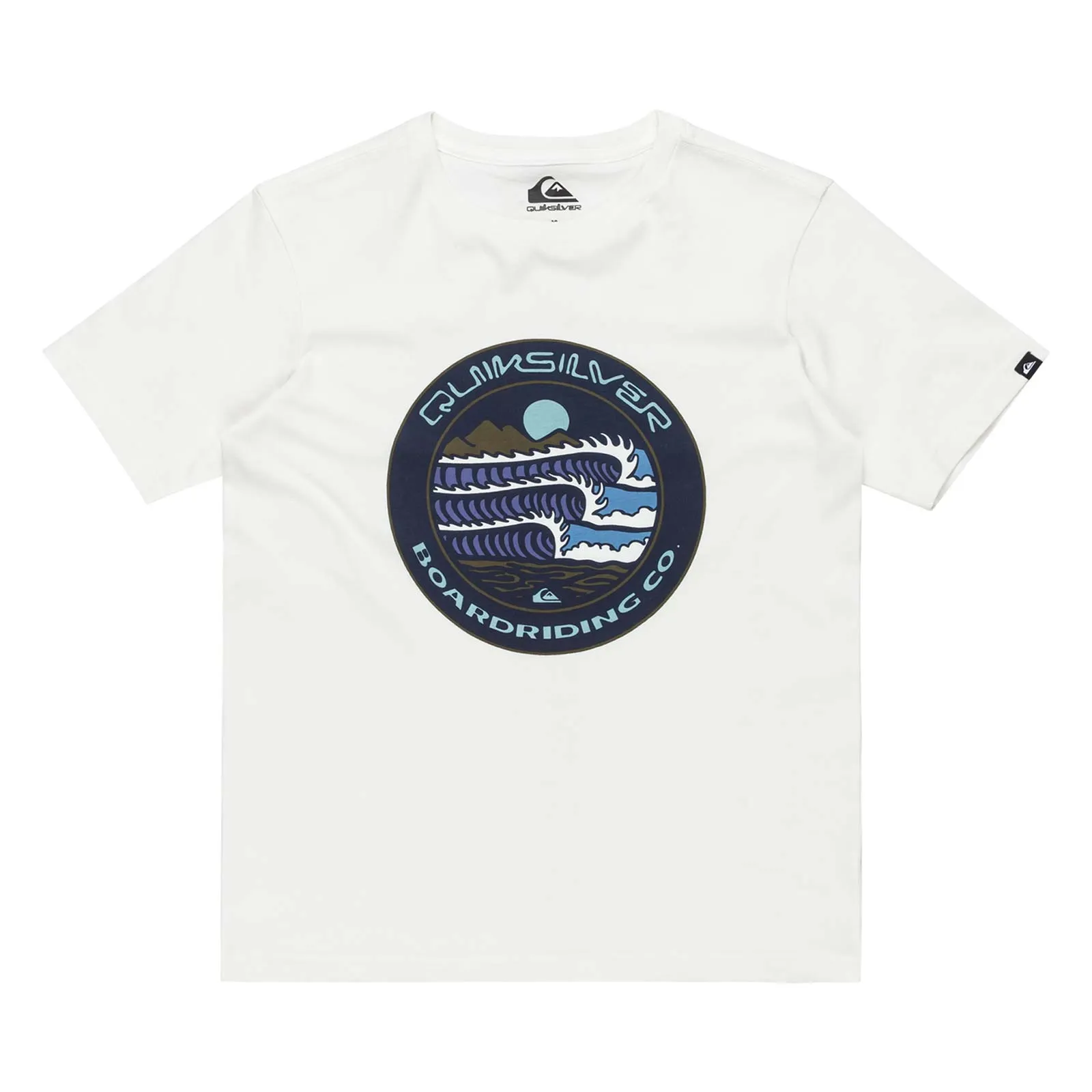 Quiksilver Kids Evo Three Seas Short Sleeve T-Shirt Low Profile Collar Fitted Tank
