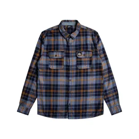 Quiksilver Mens Cantwell Long Sleeve Checked Shirt Non Restrictive Armhole Youthful Vibe