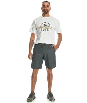 Fitted Design Temperature Regulating Fibers Quiksilver Mens Davis Cotton Chino Walkshorts