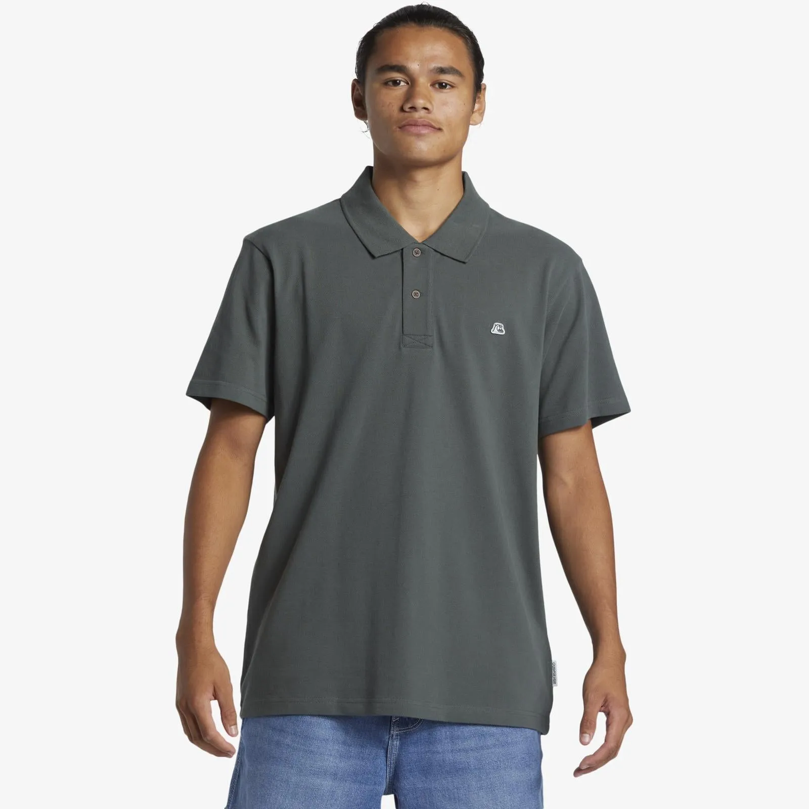 Fashion Layer Quiksilver Mens DNA Collared Polo Shirt