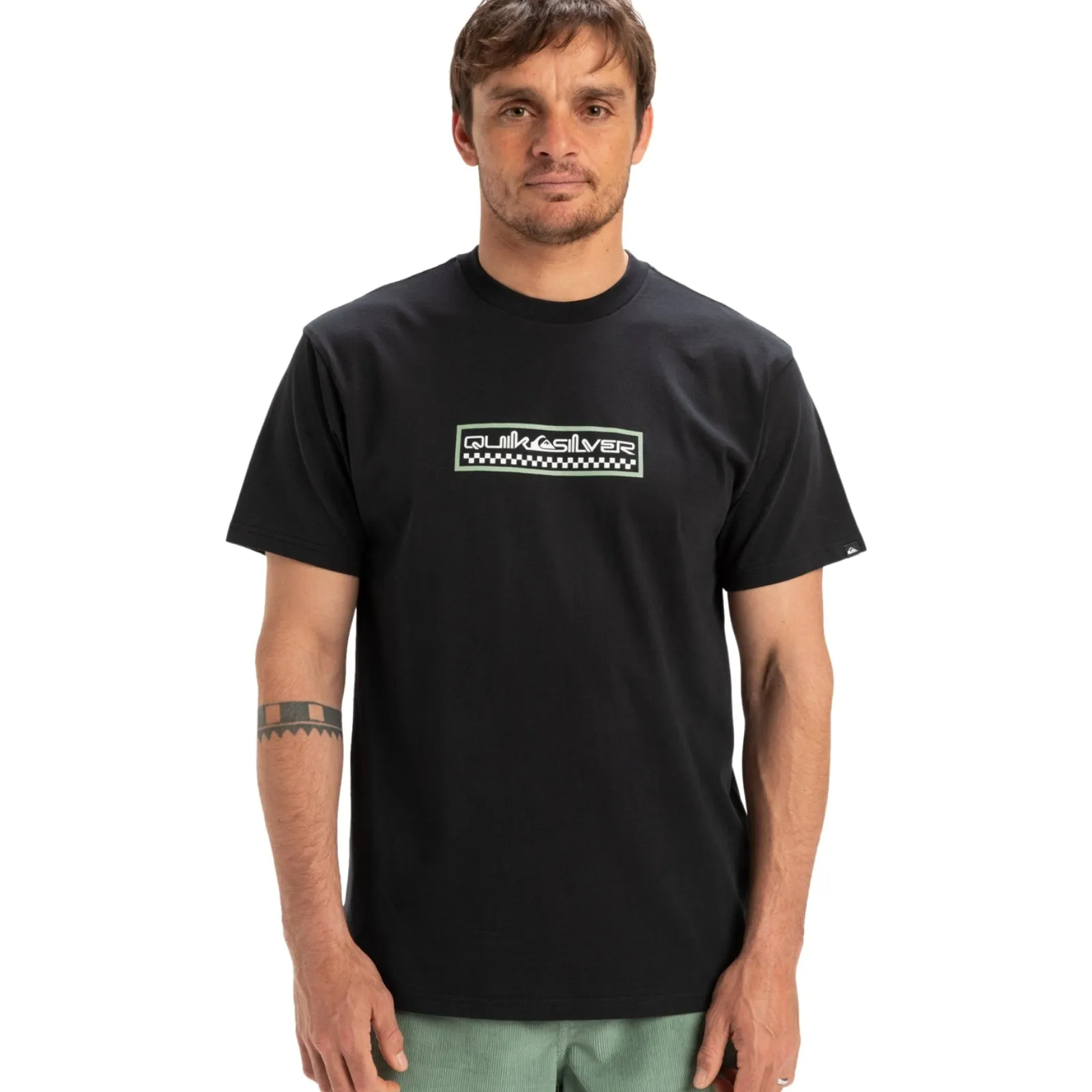 Eco Conscious Packaging Quiksilver Mens Ev Sun Dagger Short Sleeve T-Shirt