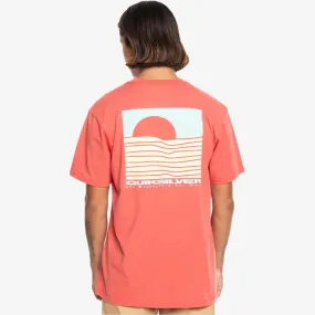 SeamFreeShoulder Quiksilver Mens Eye On Horizon Short Sleeve Cotton T-Shirt Top Tee Crew Neck