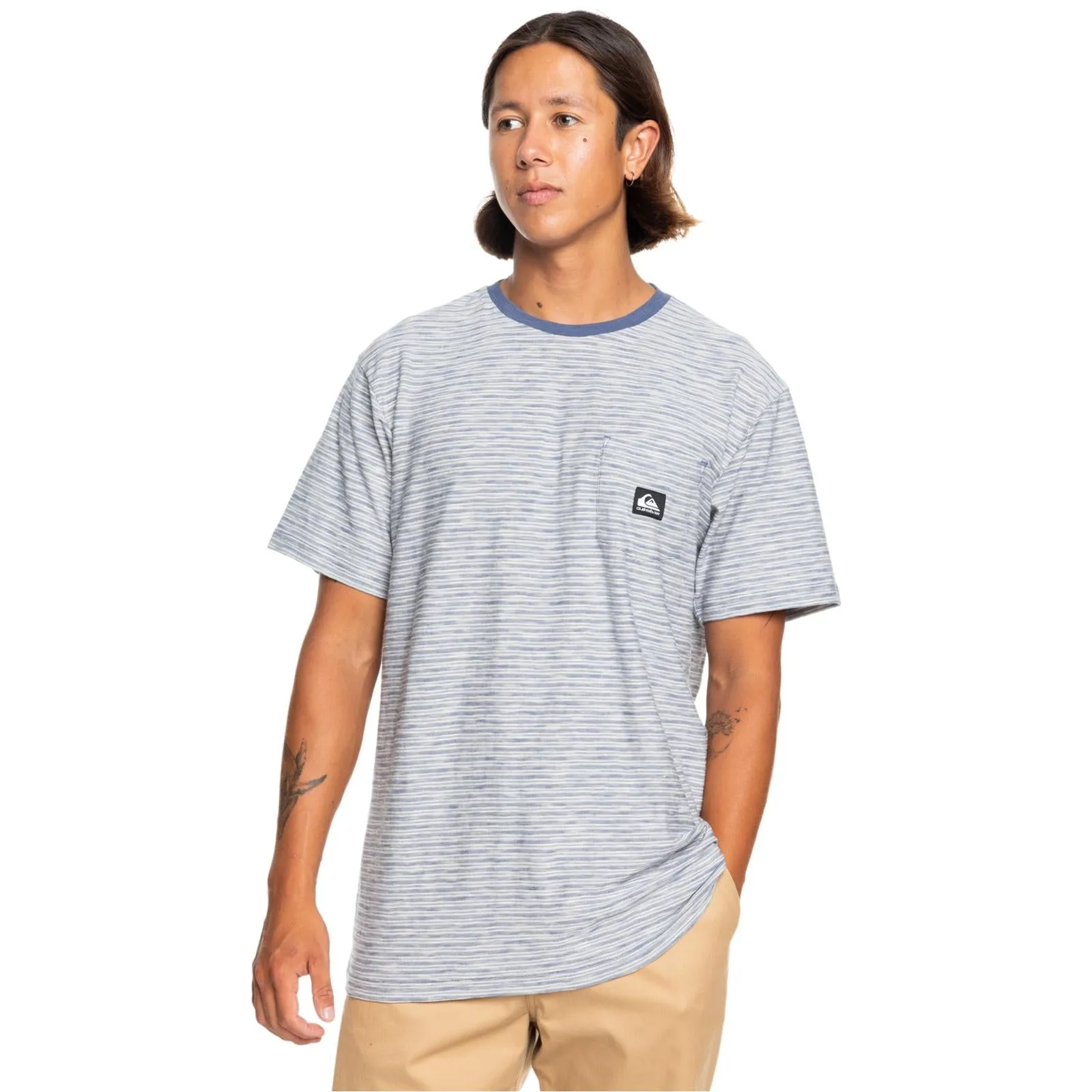 EasyCare Material Quiksilver Mens Kentin Pocket T-Shirt