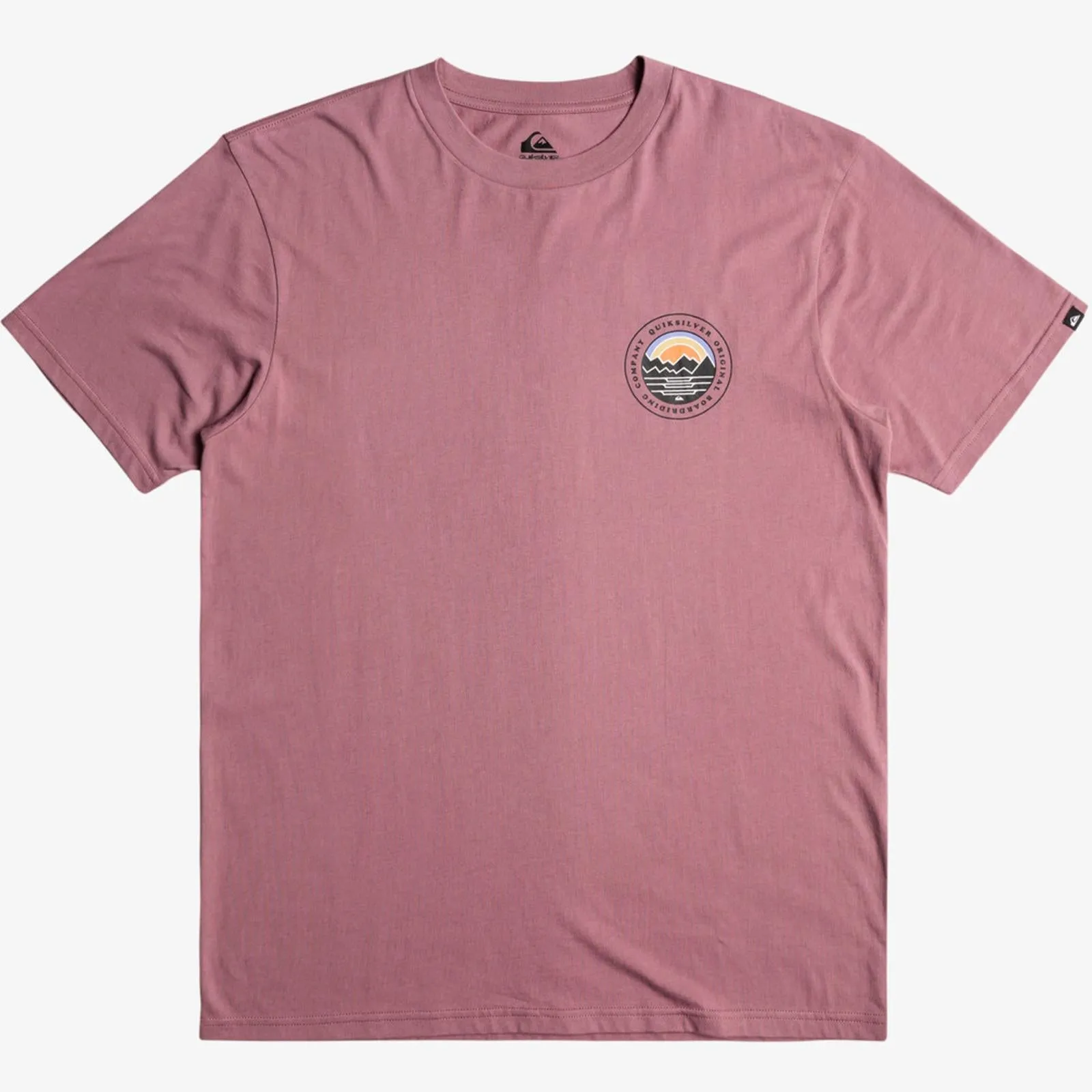 Comfortable Fabric UV protection layer Quiksilver Mens Landscapes Short Sleeve T-Shirt