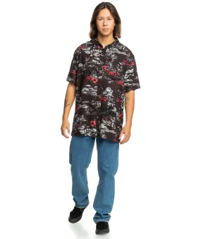 Smart Appearance Seasonal Wardrobe Quiksilver Mens Longmanhil Hawaiian Print Short Sleeve Shirt