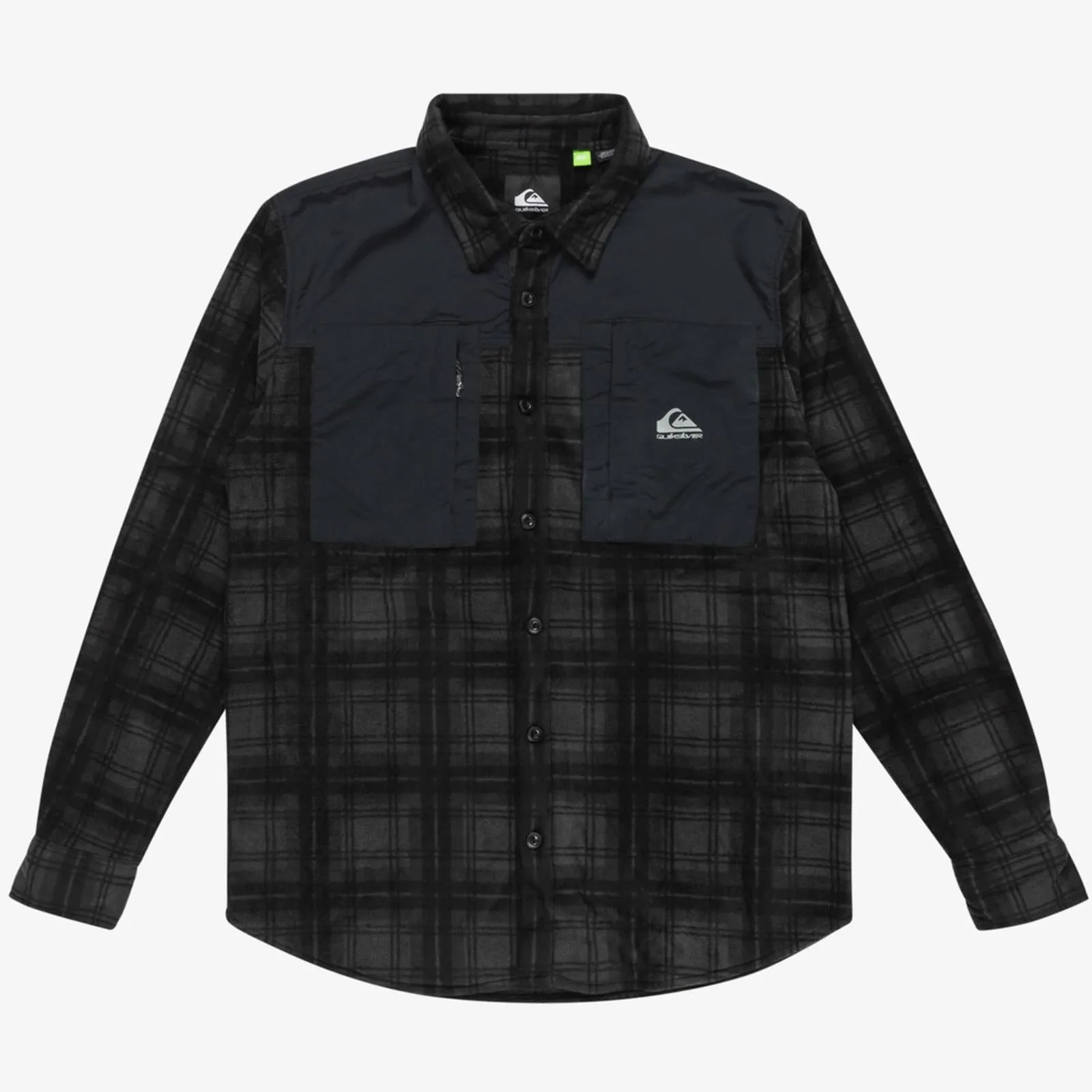 Striped Design Quiksilver Mens North Seas Long Sleeve Shirt