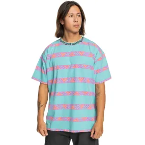 Quiksilver Mens Take Us Back Short Sleeve T-Shirt Airflow Weave Pattern