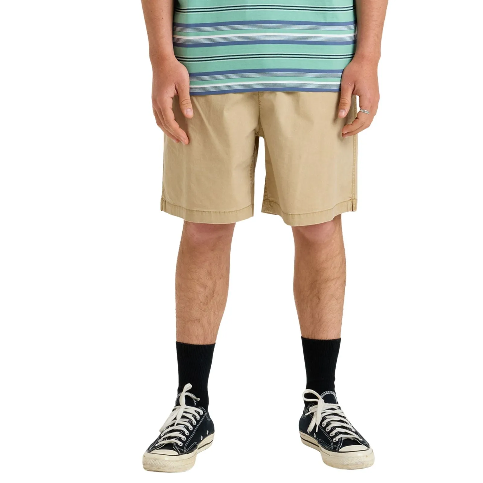 Quiksilver Mens Taxer 18" Sweat Shorts Gusseted Crotch Design Sports Comfort