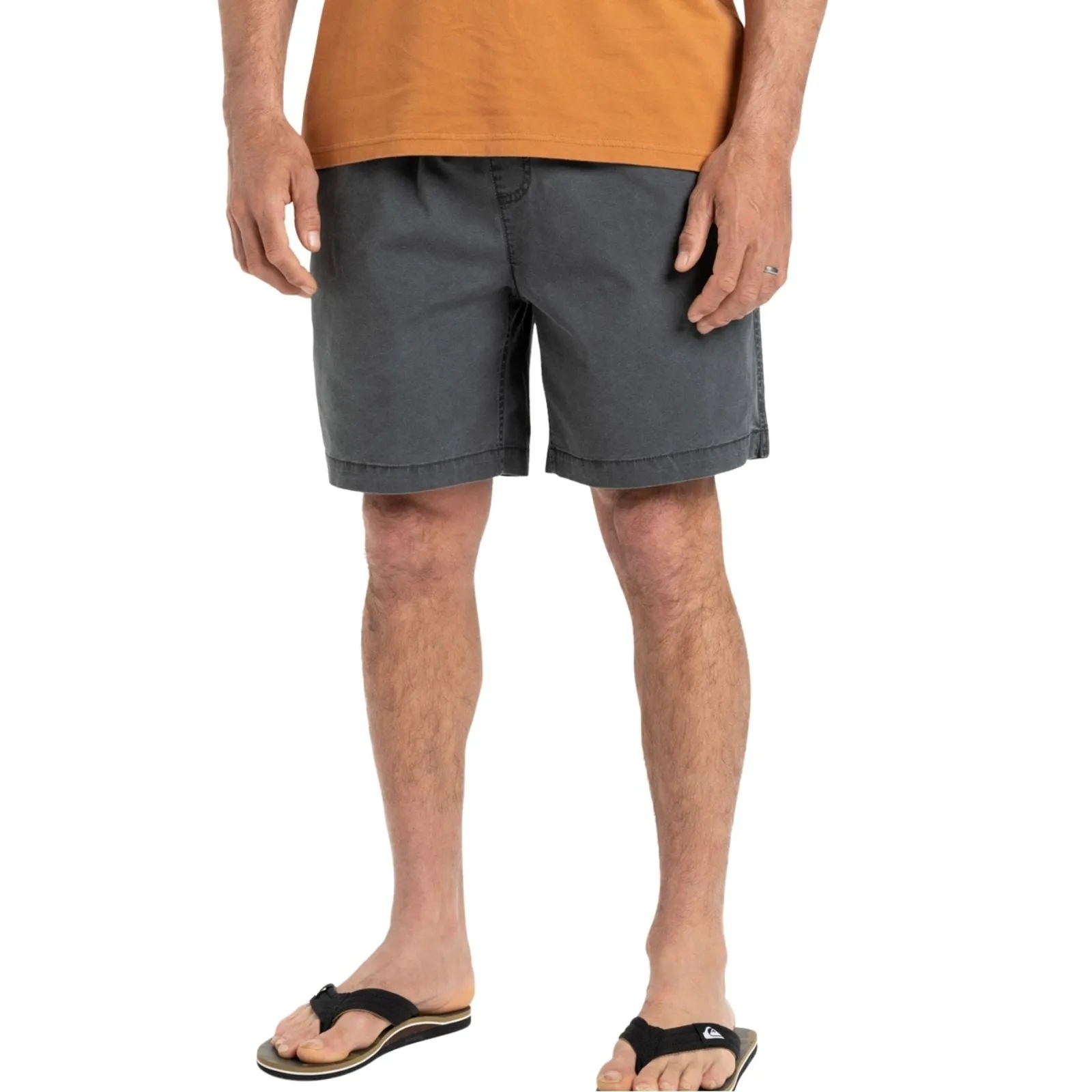 Classic Comfort No Ride Up Quiksilver Mens Taxer 18" Sweat Shorts