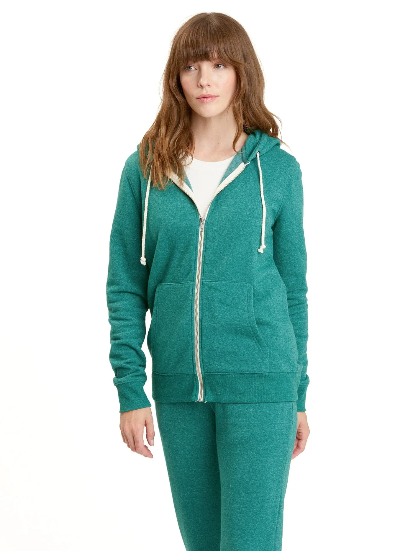 Triblend Zip Hoodie Flexible Fleece Lining